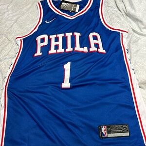 NWT James Harden 76ers Jersey Size Large